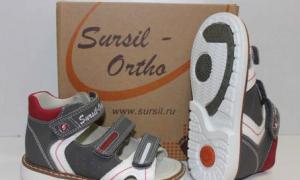 Сурсил орто сандали размерная сетка Ортопедическая обувь Сурсил - орто
